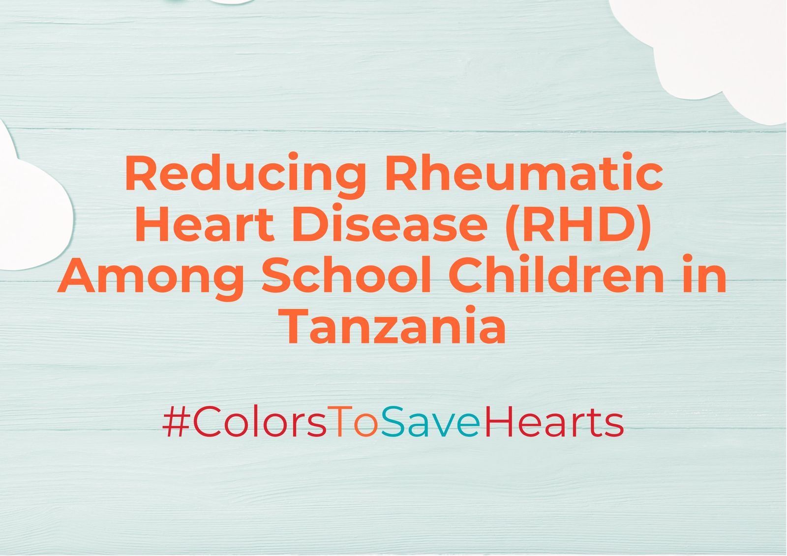 Photograph from: Colors to Save Hearts Launches in Tanzania