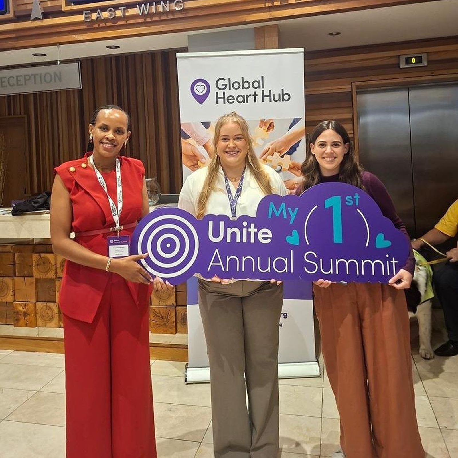 Team members at the Global Heart Hub Unite Summit