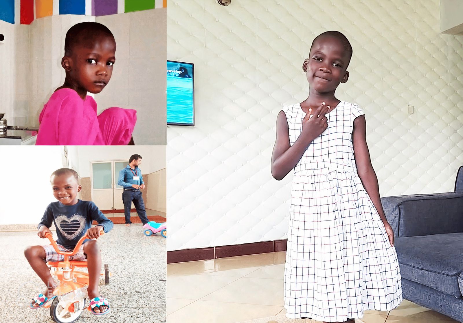 Photograph from: Faith: our first patient, a month away from home