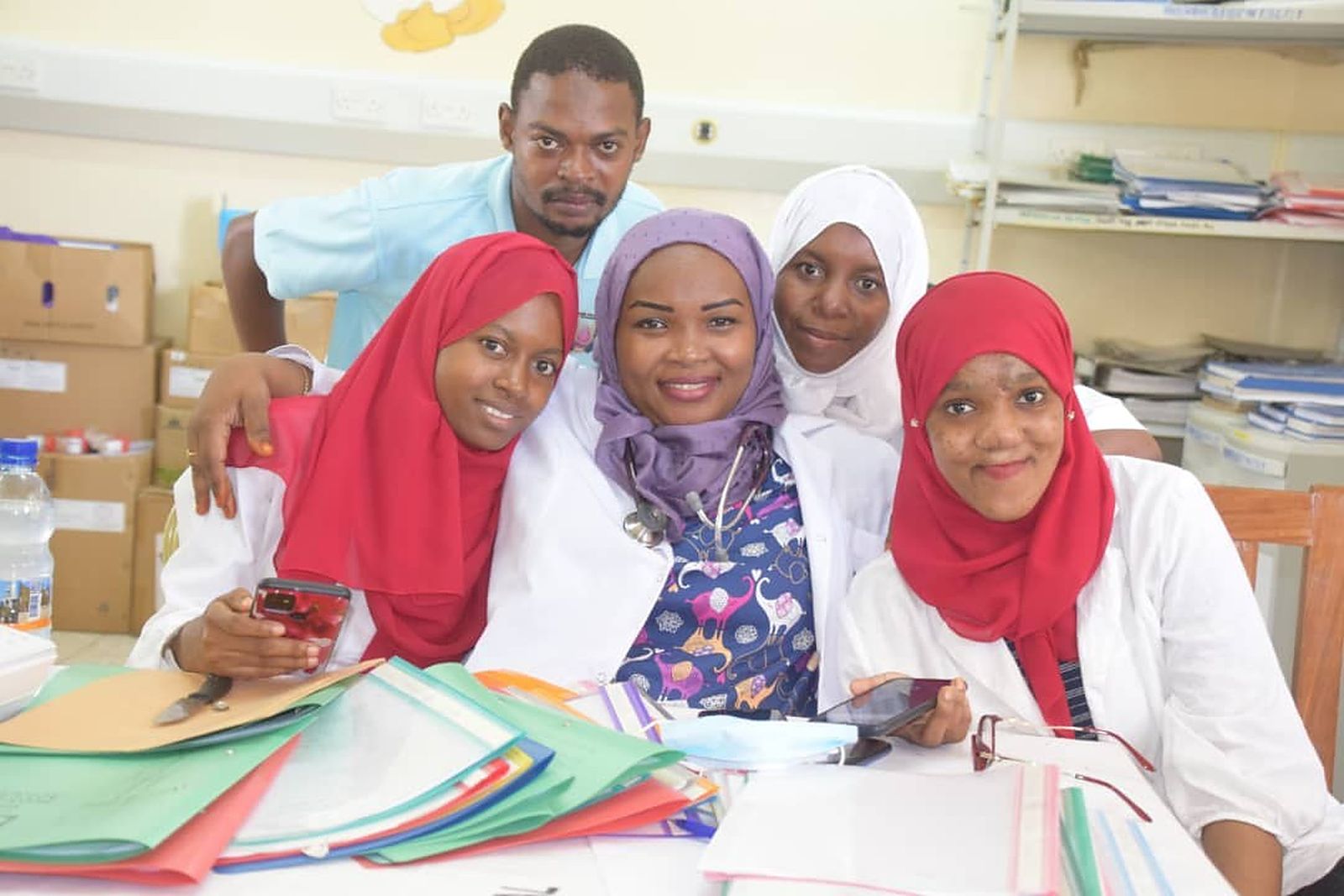 Photograph from: Children's Heart Screening Outreach Mission at Mnazi Mmoja Hospital Zanzibar - January 2022